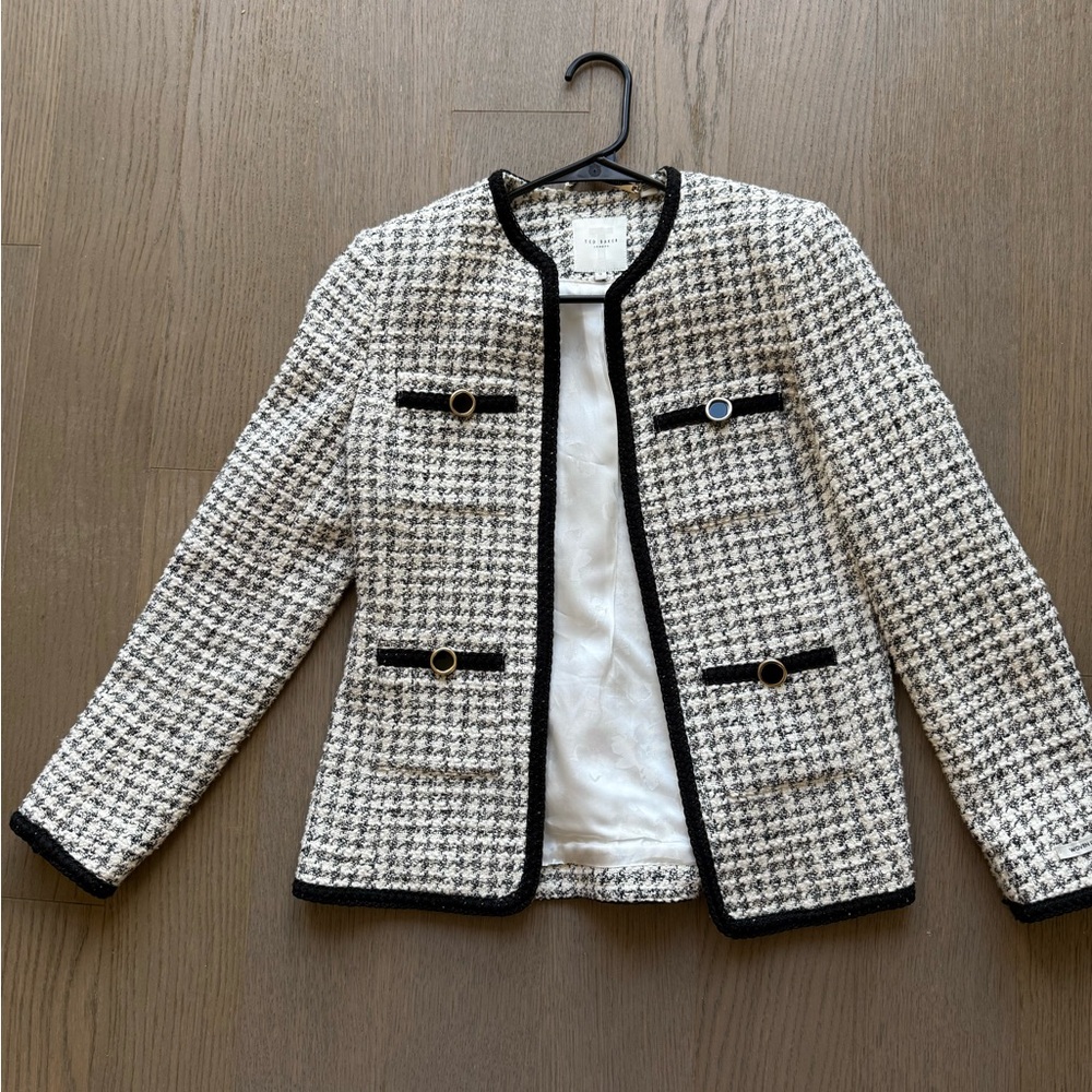 Ted Baker Black and White Women's Jacket